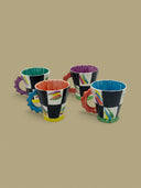 DECO MUGS x 4