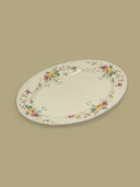 Oval Floral Platter