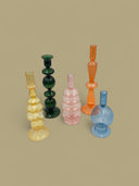 Glass Candlestick Holders