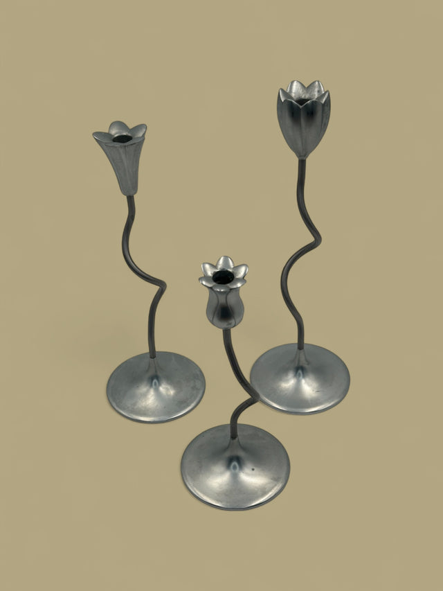 FLORAL CANDLE STICK 3