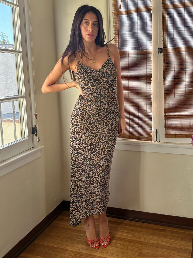 LEOPARD PRINT DRESS S