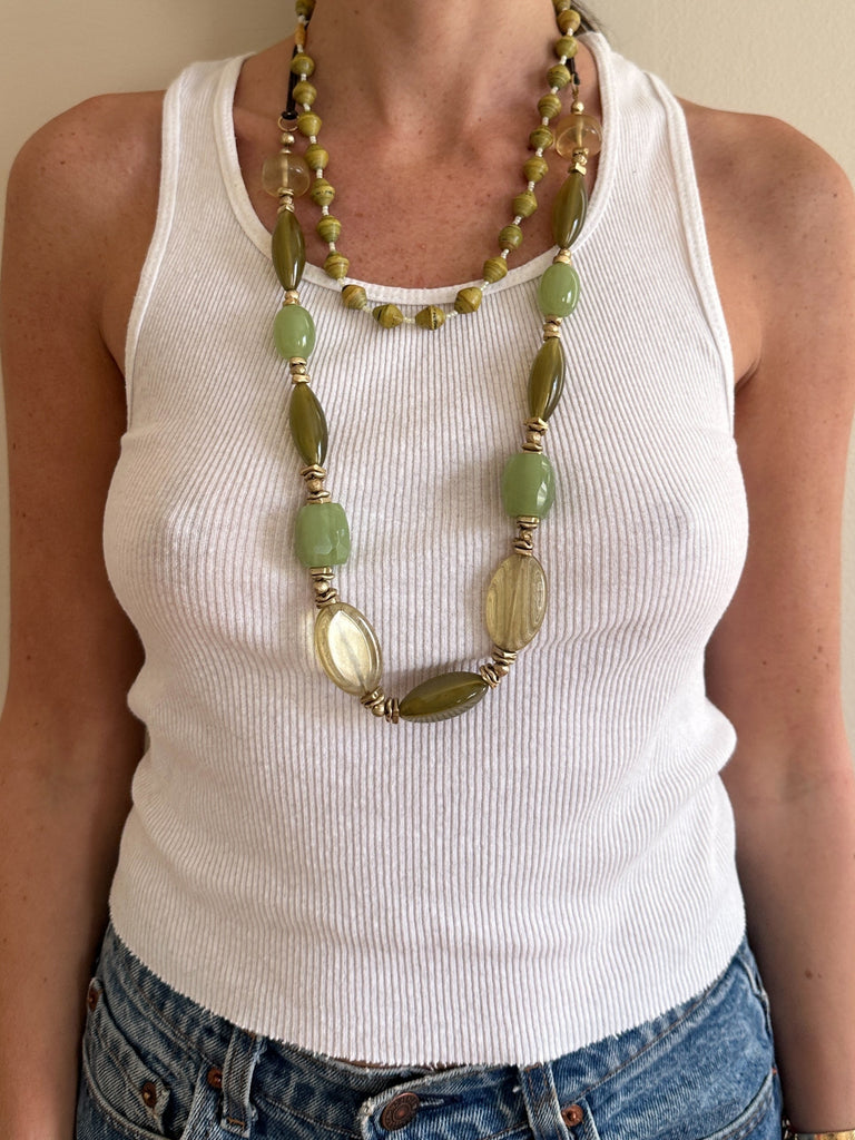 BEADED NECKLACE SET