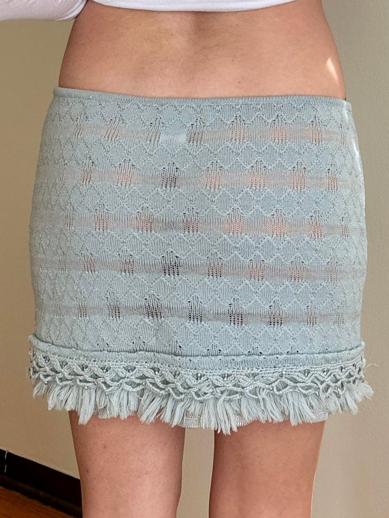 christian lacroix bazar knit skirt M