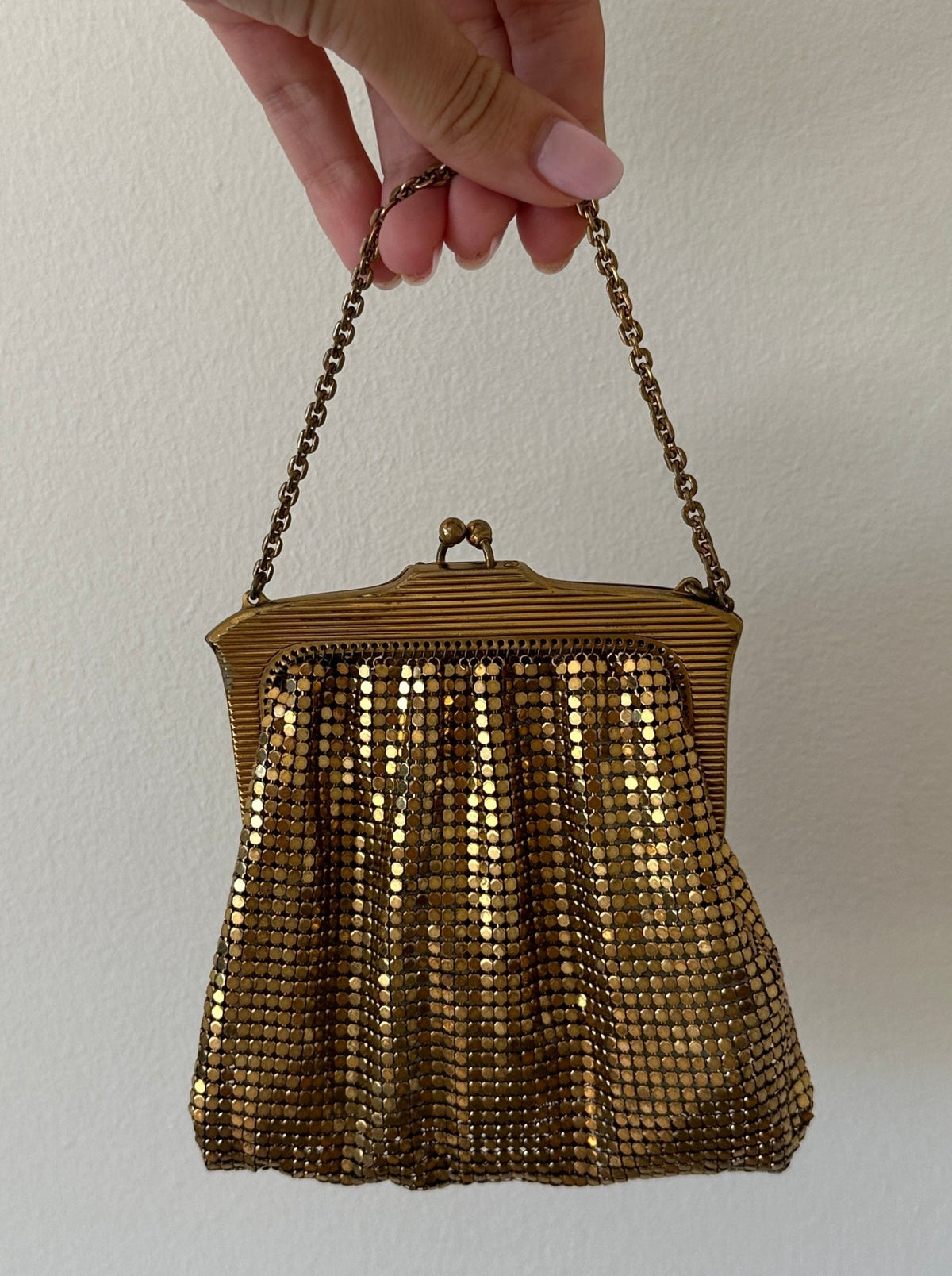 Gold best sale chainmail bag