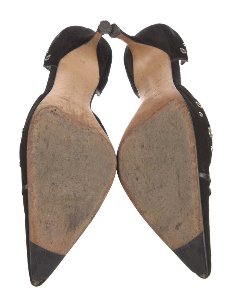 PRADA SUEDE PUMPS IT 37.5