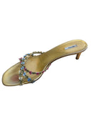 MIU MIU FLORAL SANDALS IT 37.5