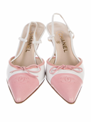 CHANEL Two-Tone Slingbacks IT 38.5