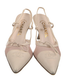 CHANEL Slingback Pumps IT 37