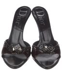 CHRISTIAN DIOR GAMBLER MULES IT 36.5