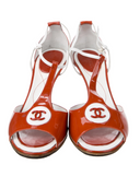 CHANEL Logo Sandals IT 42