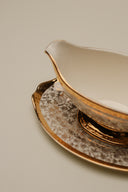 22K GOLDEN SAUCE BOWL & PLATE