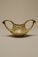 22K GOLDEN YELLOW CONDIMENT CUPS x 2