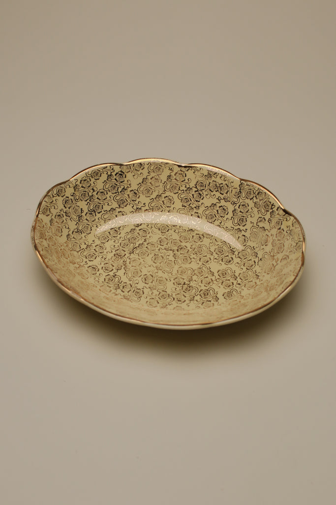 22K GOLDEN LARGE SERVING BOWL