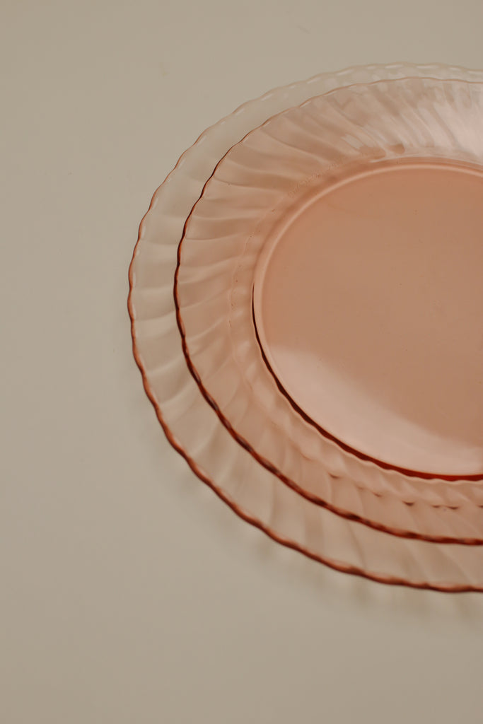 FRENCH SALAD PLATES X 4