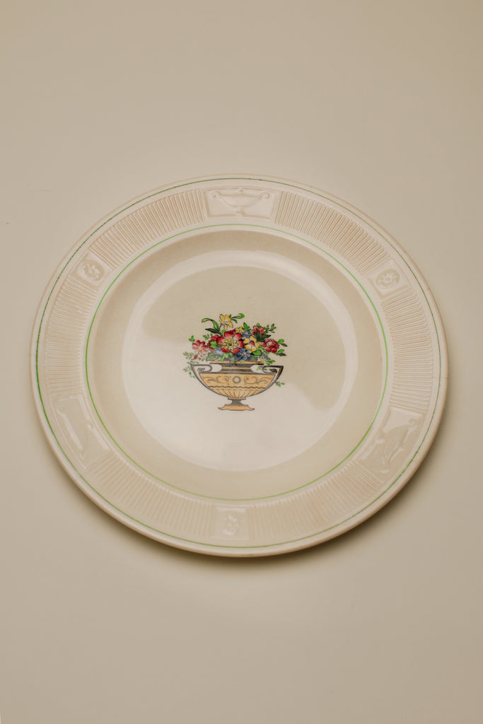 FLORAL DINNER PLATES X 5