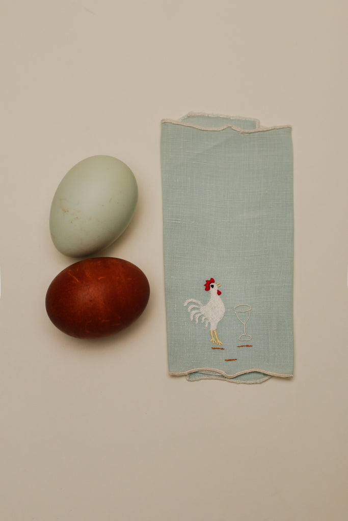 Chicken Cocktail Napkin Set of 4