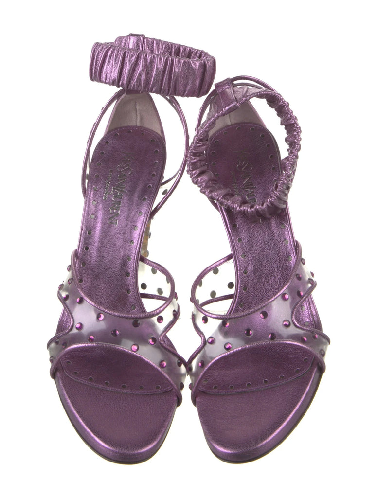 YSL EMBELLISHED SANDALS IT 38