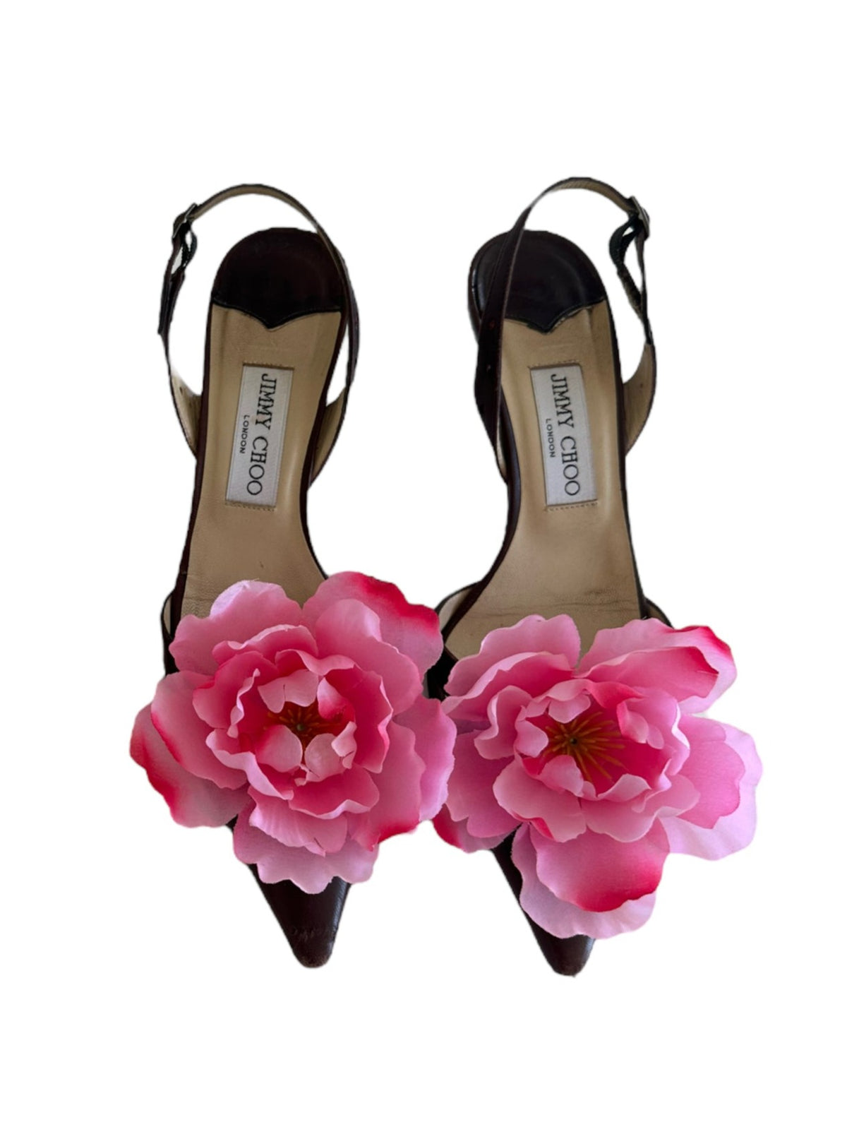 JIMMY CHOO FLOWER SLINGBACKS IT 38 | NOU JIMMY CHOO FLOWER SLINGBACKS IT 38 | NOU