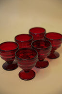 1950's COCKTAIL CUPS SET OF 6