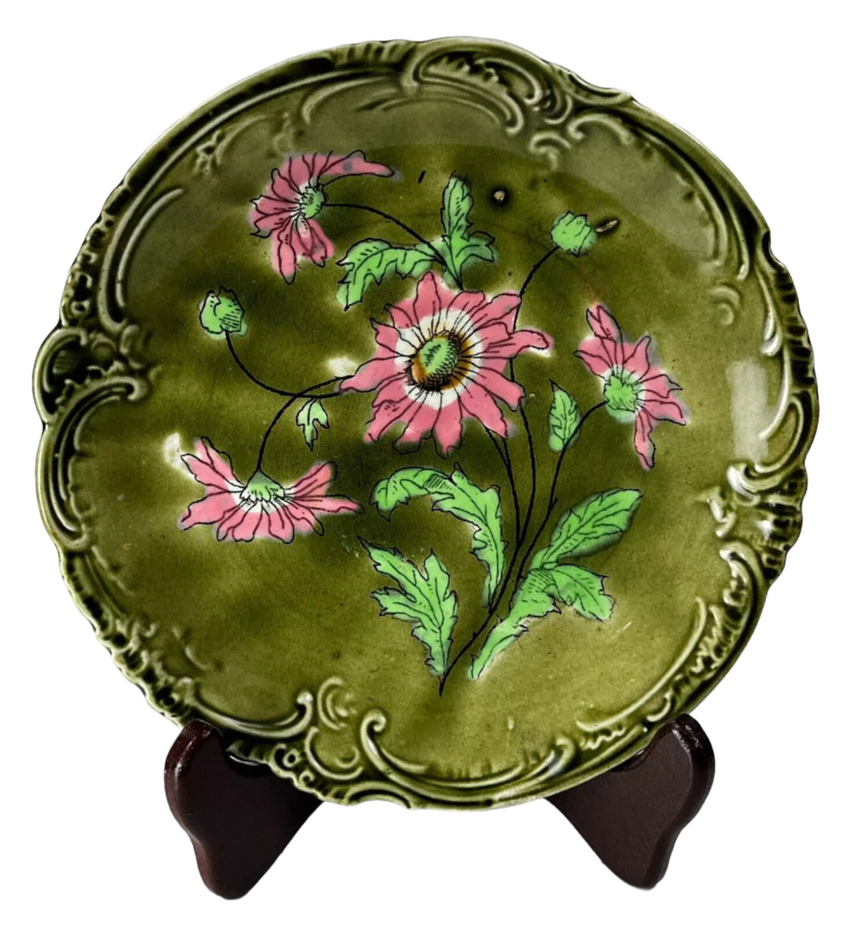 1920's Porcelain Floral Plate