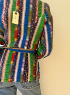 70's Patchwork Jacket S