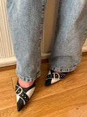 CHRISTIAN DIOR BUCKLE PUMPS IT 37.5