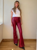 DOLCE & GABBANA LEATHER PANTS S