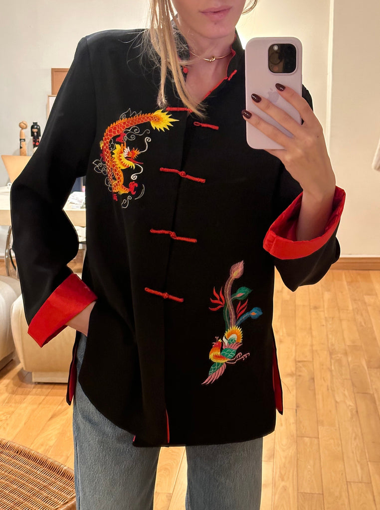 Embroidered Japanese Jacket S/M