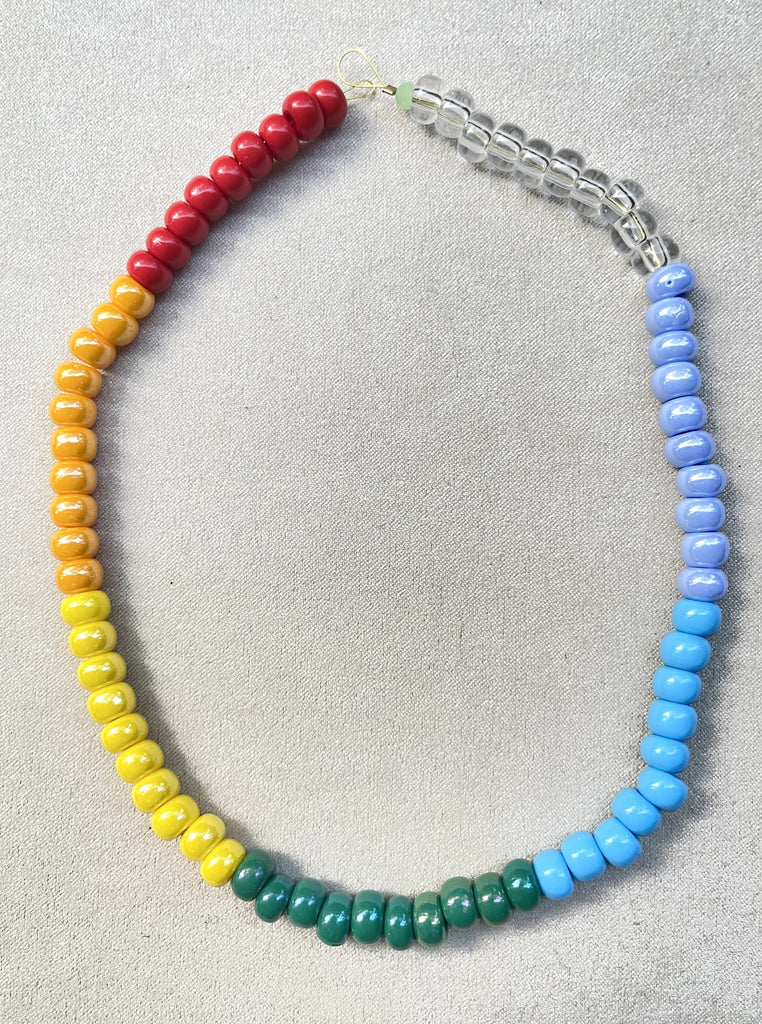 OMBRE LOVE BEADED NECKLACE
