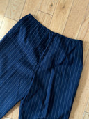 80's Pin-Stripe Two-Piece Suit M