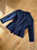80's Pin-Stripe Two-Piece Suit M