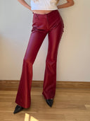 DOLCE & GABBANA LEATHER PANTS S