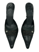 CHANEL Travel Ligne Canvas Mules IT 39