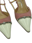 CHANEL Star Slingback Pumps IT 37