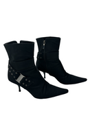 CHRISTIAN DIOR Satin Booties IT 37
