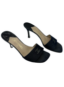 CHANEL Denim Slides IT 38.5