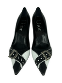 CHRISTIAN DIOR BUCKLE PUMPS IT 37.5
