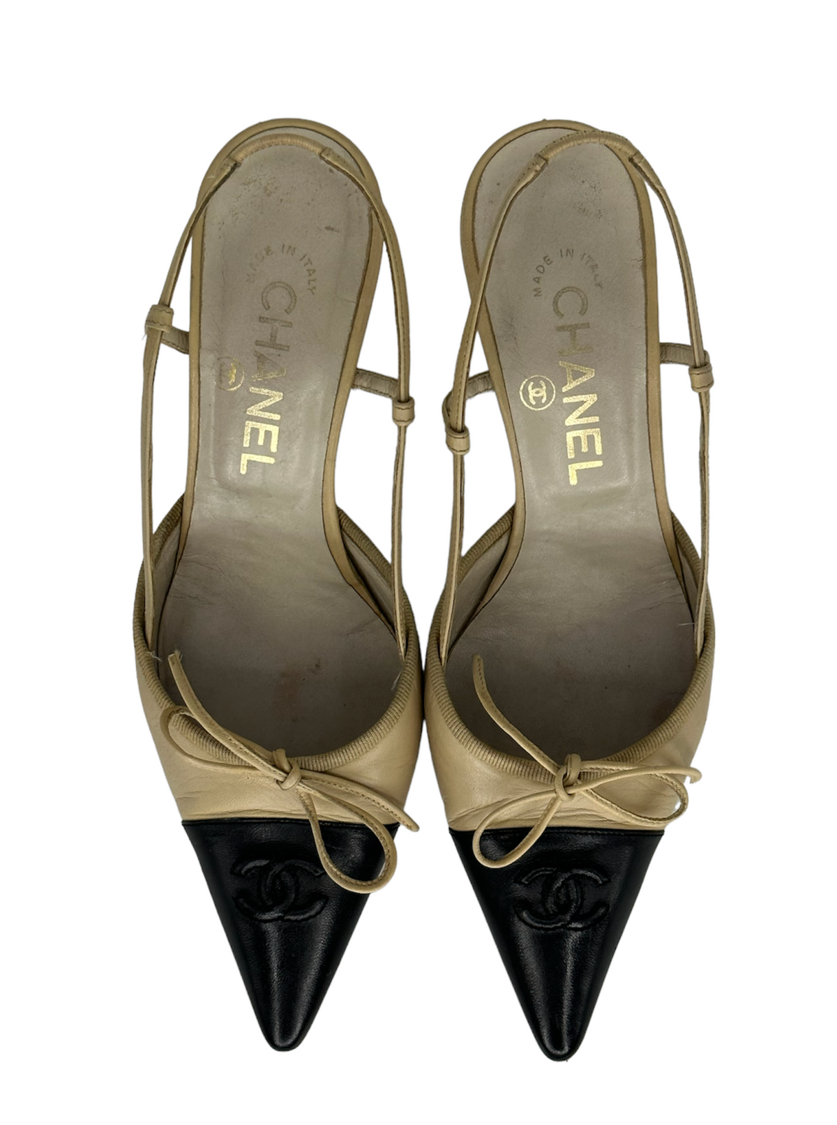 CHANEL, Shoes, Authentic Chanel Slingback Heels Size 38