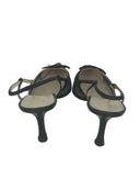 CHANEL LEATHER BOW SLINGBACK PUMPS IT 41