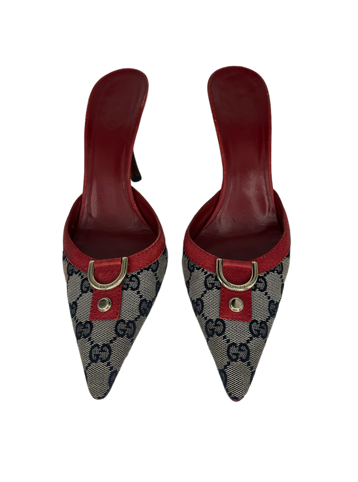 Gucci best sale logo mules