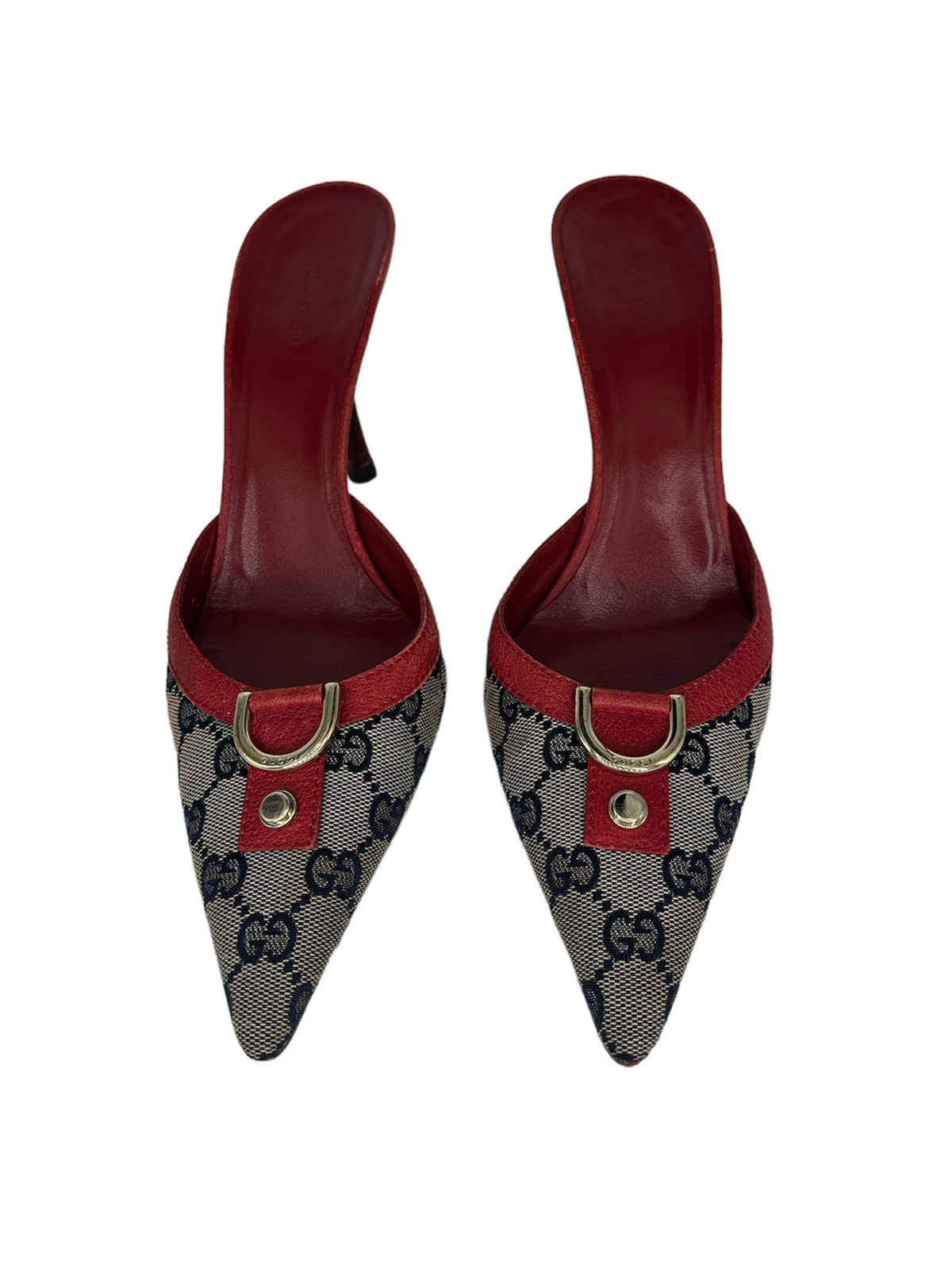 GUCCI GG Monogram Mules IT 38.5 NOU