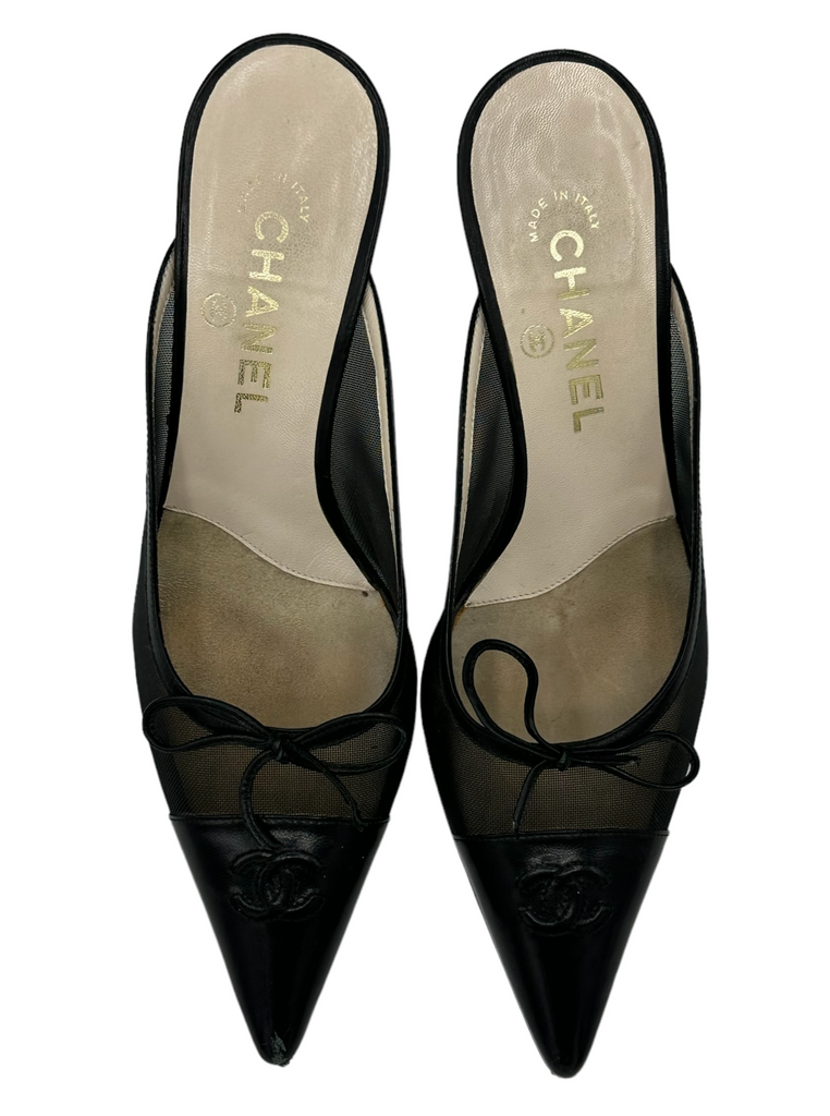 Chanel 2023 Interlocking CC Logo Ballet Flats - Brown Flats, Shoes