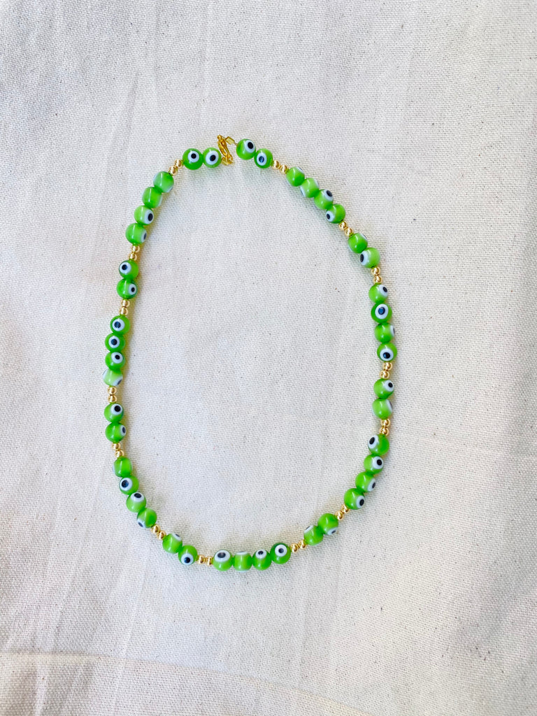GREEN PROTECTION NECKLACE