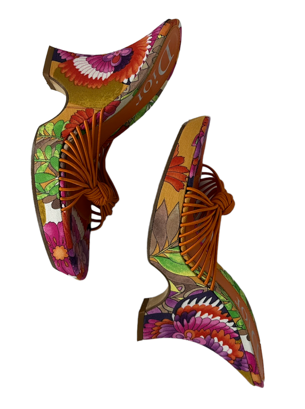 CHRISTIAN DIOR Tropical Wedges IT 37 | NOU