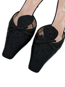 PRADA Satin Crystal Embellishments Mules IT 40