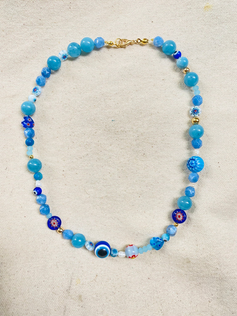 SUMMER BLUES NECKLACE