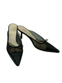 CHANEL Logo Mules IT 39.5